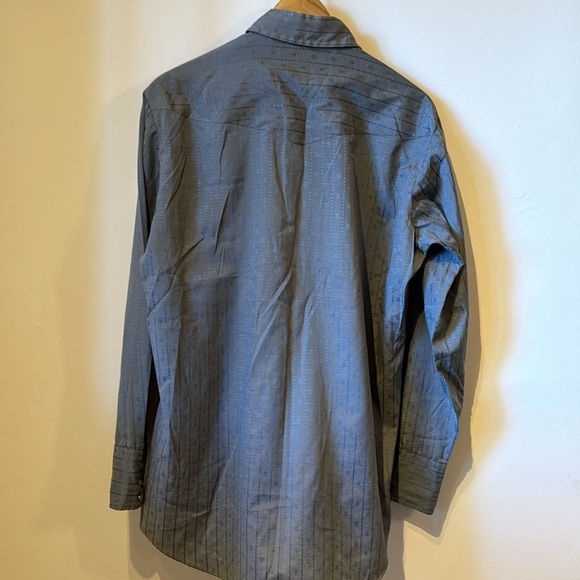 Mens Vintage Chute #1 Classic Long Sleeve Button Shirt Size Lrg Ck Measurements - Picture 6 of 6